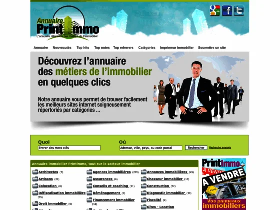 Annuaire immobilier gratuit