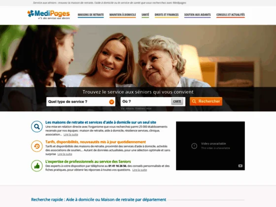 Un catalogue des résidences médicalisés sur le site http://medipages.org