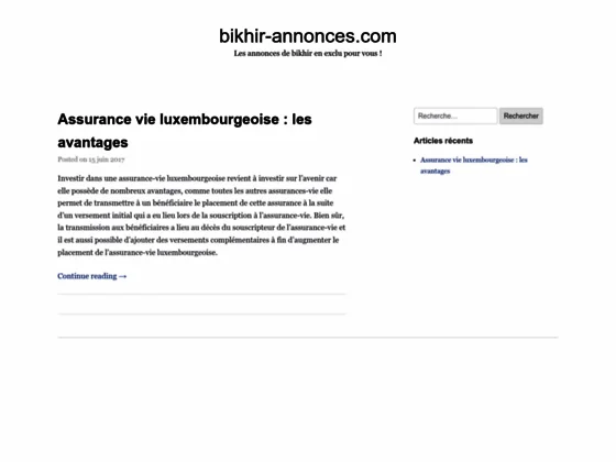 Deposer une annonce gratuite