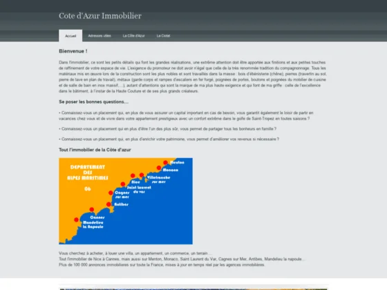 Différentes villa sont proposées à Sainte-Maxime grâce à Côte d'Azur Immobilier