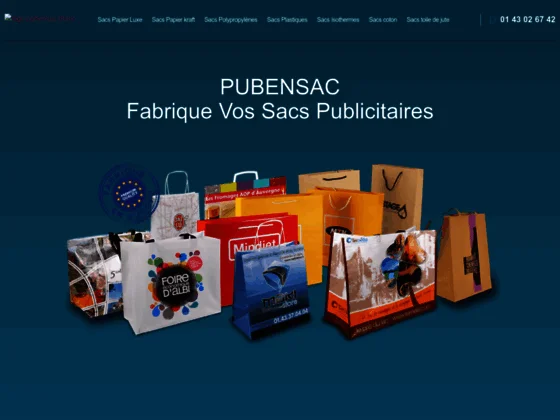 Pubensac le spécialiste des sac papiers