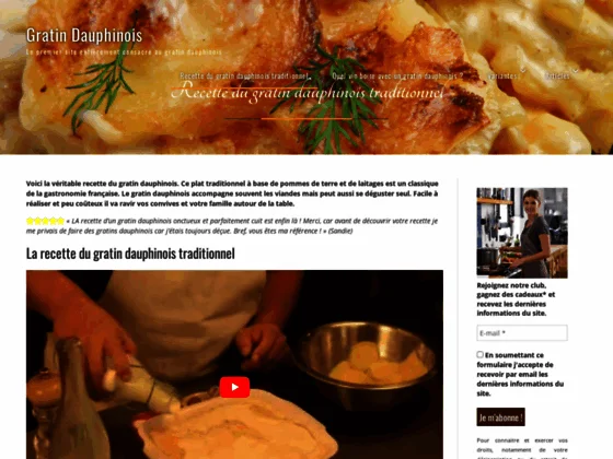 La véritable recette du gratin dauphinois