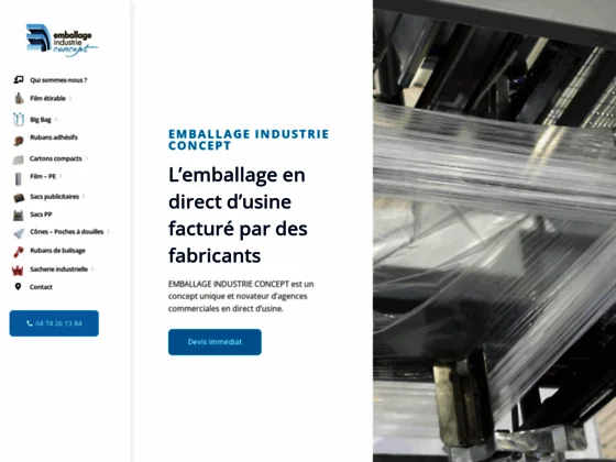 Emballage Industrie Concept