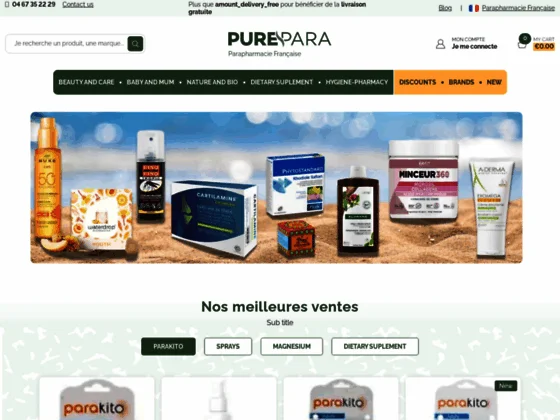 Parapharmacie en ligne discount Purepara