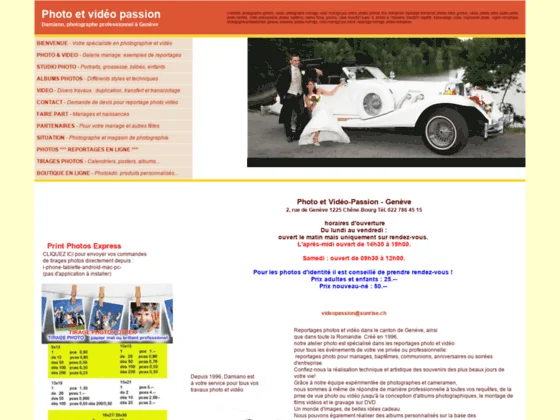 Vidéo Passion: magasin de photo à Genève