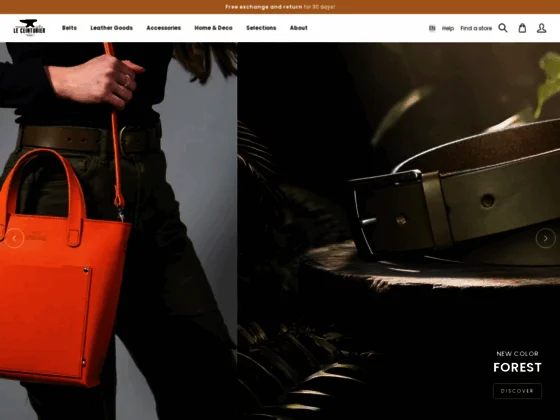 Ceinture cuir: Tribu-Cuir