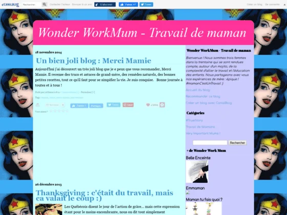 Wonder WorkMum - Travail de Maman