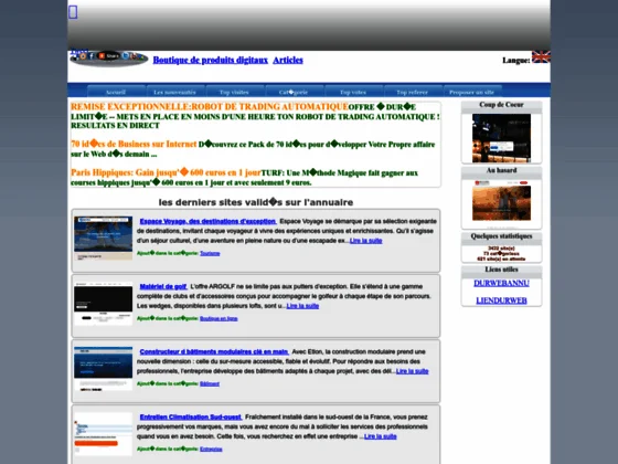 Annuaire web généraliste gratuit