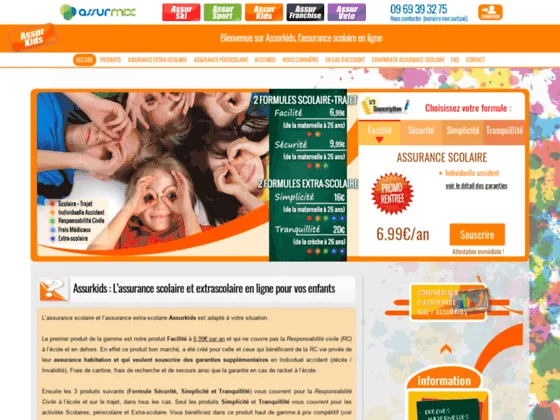 Assurance scolaire et extra-scolaire