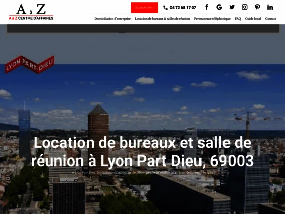 Centre d’affaires A à Z Lyon Part-Dieu