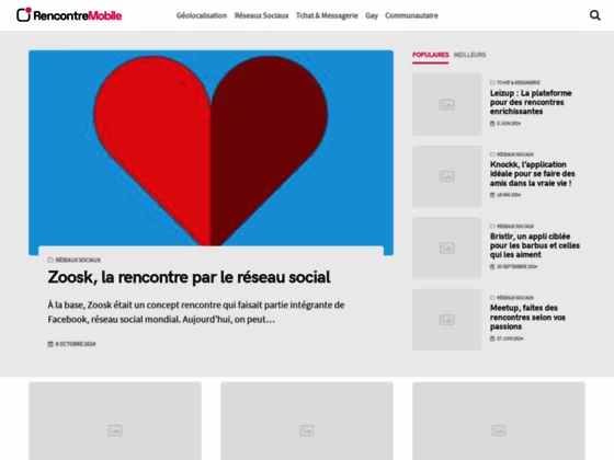 rencontremobile.net, les solutions pour faire des rencontres sur son mobile