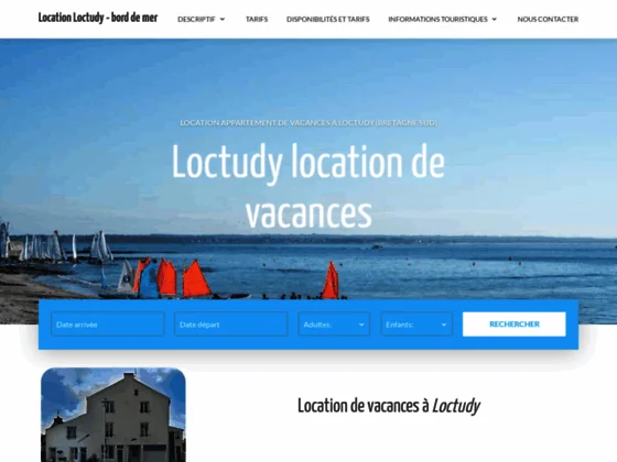 Location de vacances au bord de mer à Loctudy en Bretagne