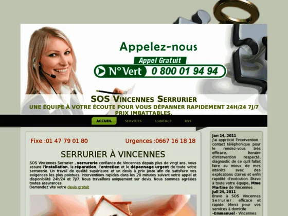 serrurier vincennes