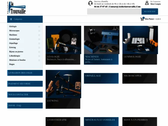 atelierlatrouvaille.com : outillage pour diamantaire