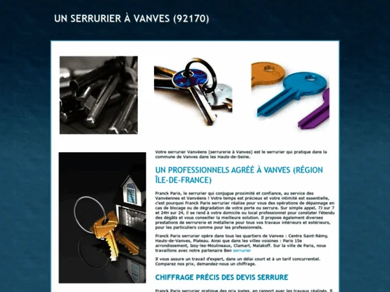 Serrurier Vanves