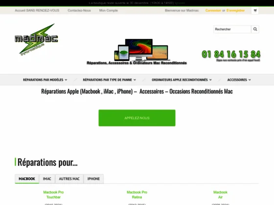 Réparation Mac sur 