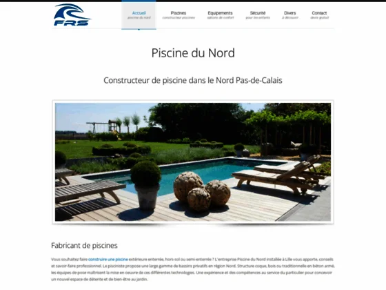 Piscine du Nord, le designer de piscines