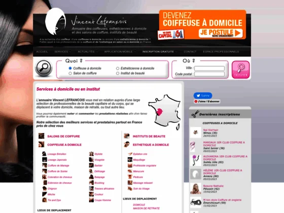Annuaire coiffure vincent-lefrancois.com