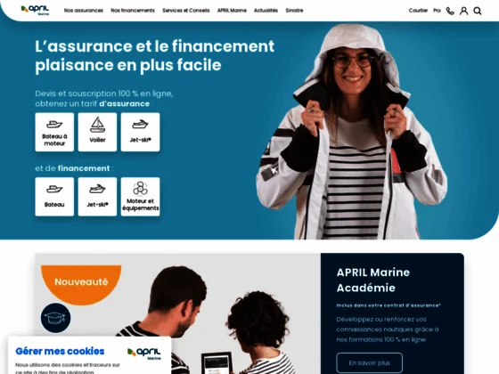 April Marine - Assurances pour bateaux de plaisance