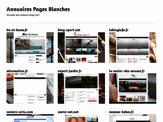 Annuaires Pages Blanches