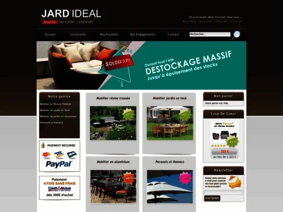 Salon de jardin resine