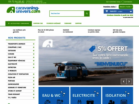 caravaning-univers.com - accessoire camping car et accessoire caravane