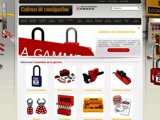 Cadenas de consignation professionnels