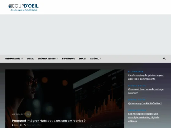 Expert joomla : Coup d'Oeil agence Web Joomla - création site internet joomla