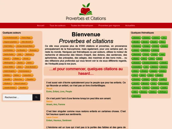 Le portail des citations et proverbes