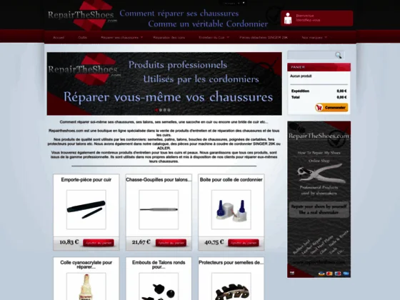 RepairTheShoes - Réparer soi-même ses chaussures et tous ses cuirs