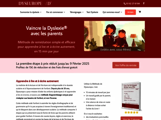 Méthode pour vaincre la dyslexie