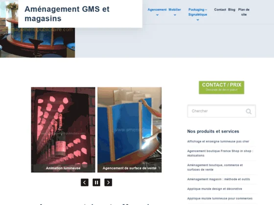 Aménagement GMS et magasins