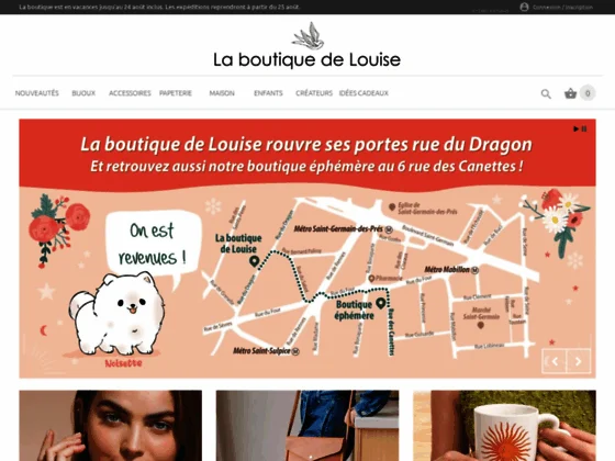 Laboutiquedelouise.com - Votre boutique de cadeaux à la mode au coeur de Paris