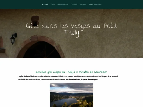 Gîte de vacances dans les Vosges