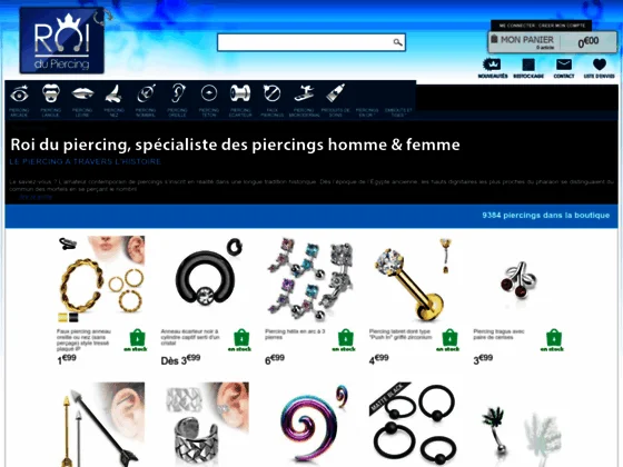 Pierce and love : achat de piercing nombril