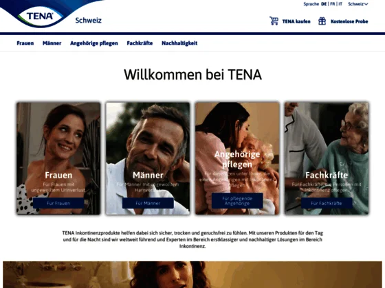 Tena: expert en matière d'incontinence et de fuites urinaires