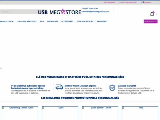 USB Megastore : clés USB publicitaires