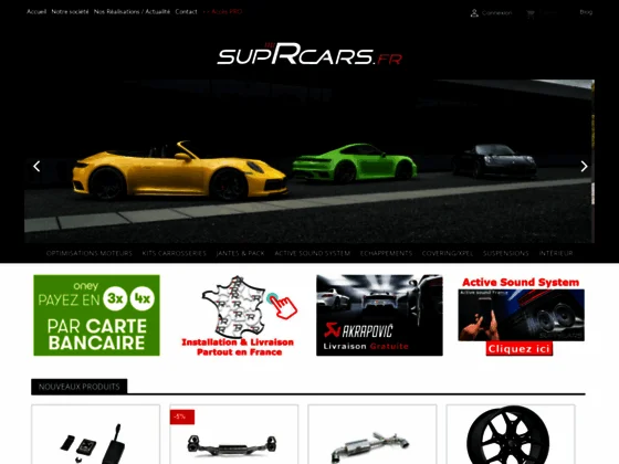 Suprcars.fr, préparateur de véhicules de luxe