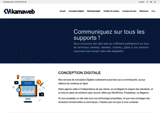 Creation de site internet à Casablanca