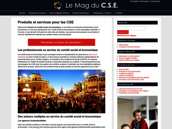 Des services pour le comité d'entreprise