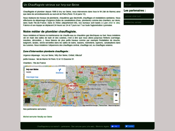Chauffagiste Ivry-sur-Seine