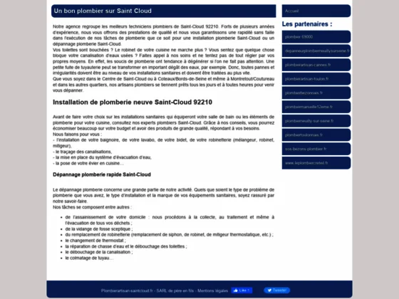 Plombier  La Celle-Saint-Cloud