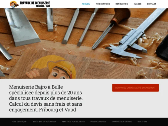 Travaux de menuiserie et agencements sur mesure