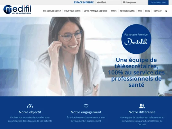 Medifil, l’expert en secrétariat téléphonique médical