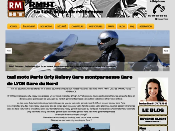 Service de Taxi Moto, Paris