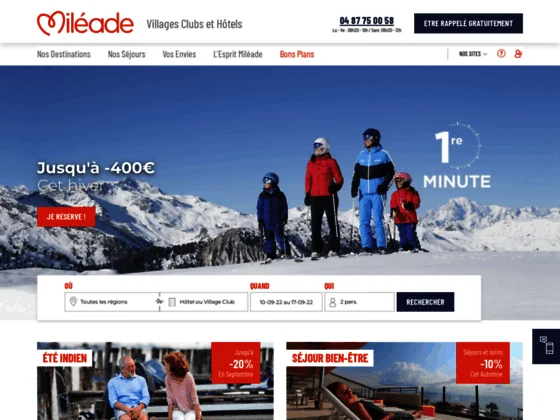 Séjours en groupe avec Vacanciel