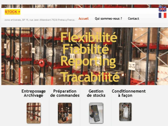 Stock+ :votre partenaire logisitique. Entreposage, gestion, prépartion des commandes.