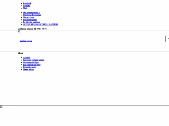Le gazon en rouleau express à Nantes
