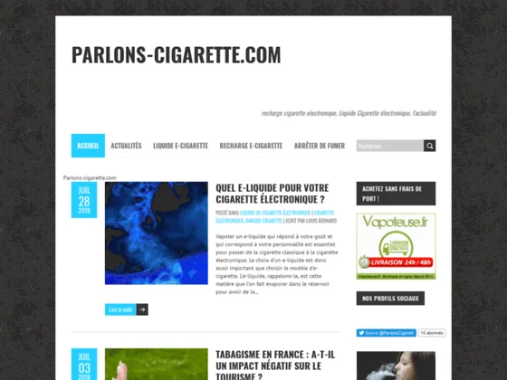 Blog e-cigarette