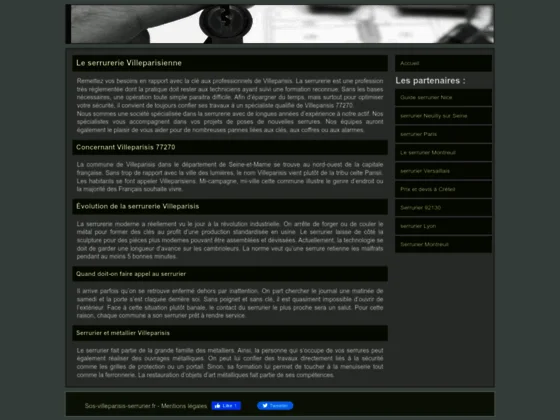 Serrurier Villeparisis